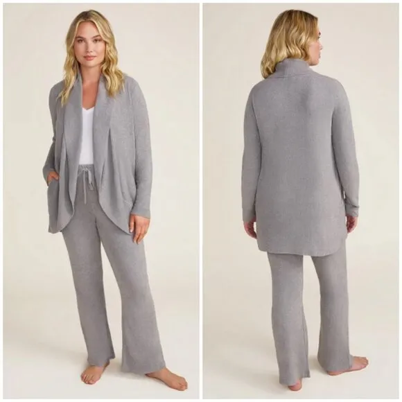 đź’•BAREFOOT DREAMSđź’• CozyChic Lite Circle Cardigan ~ Pewter Gray 2X NWT - Image 3