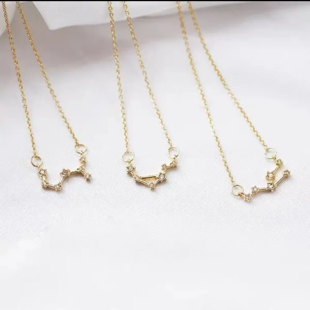 NEW Scorpio Gold‎ Crystal Constellation Necklace Gold - Image 2
