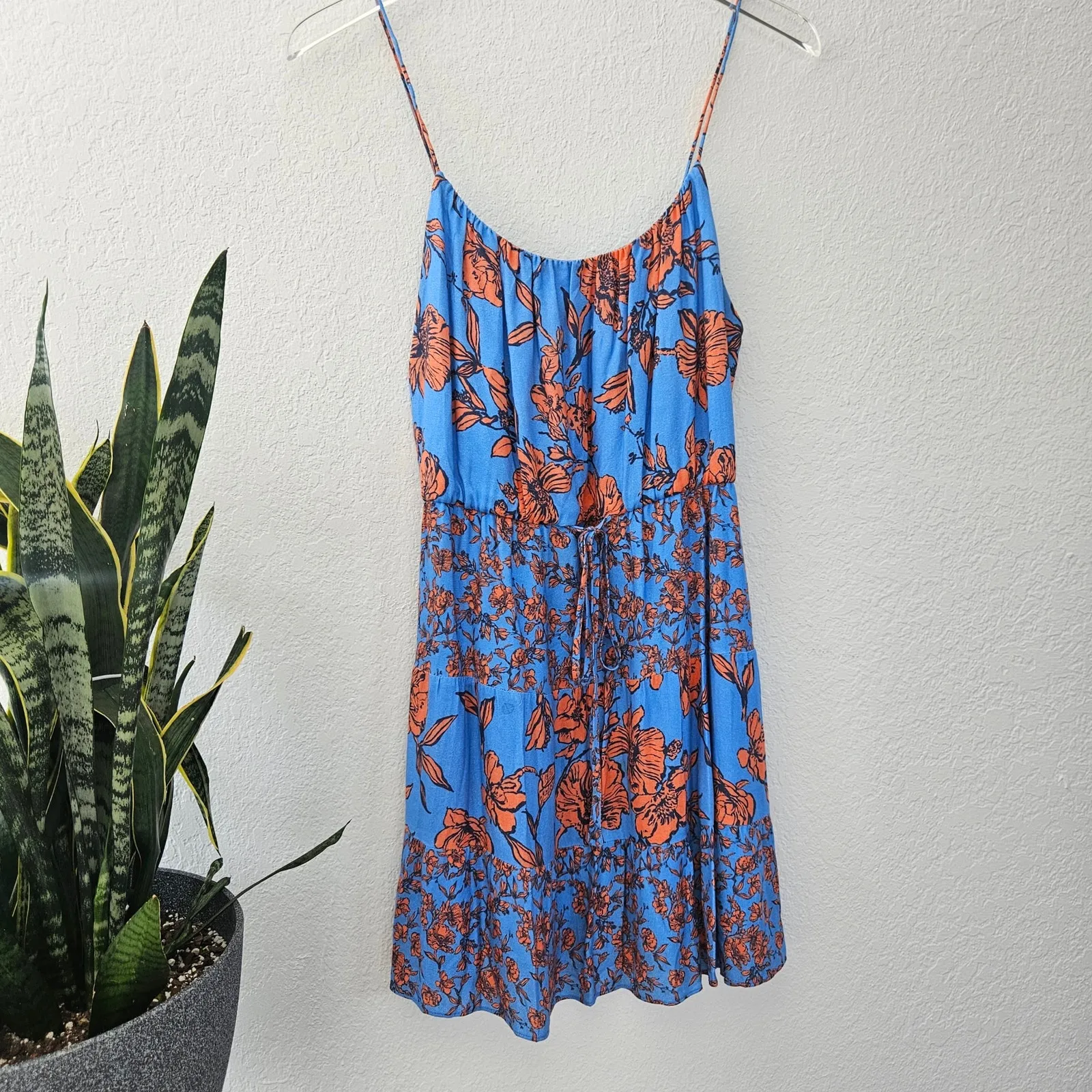 alice‎ + olivia Cheyla Washed Crepe Mini Dress Size Small - Image 8