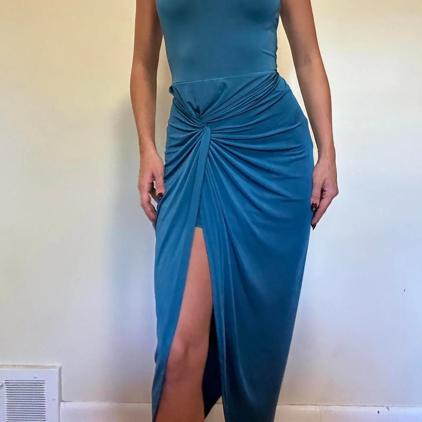 Y2k maxi dress beautiful Blue Size 4 - Image 3