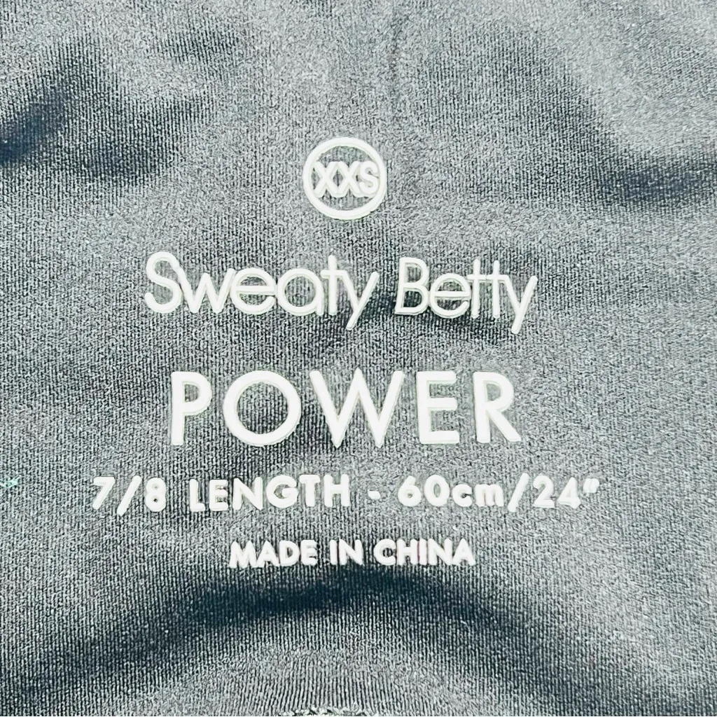 Sweaty Betty Power 7/8 Workout Leggings in Black Fade Print - XXS - NWT - Image 6