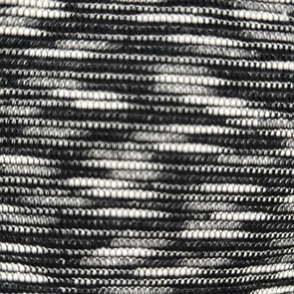 Ellen Tracy open front cardigan black and white woven cotton blend size M - Image 5