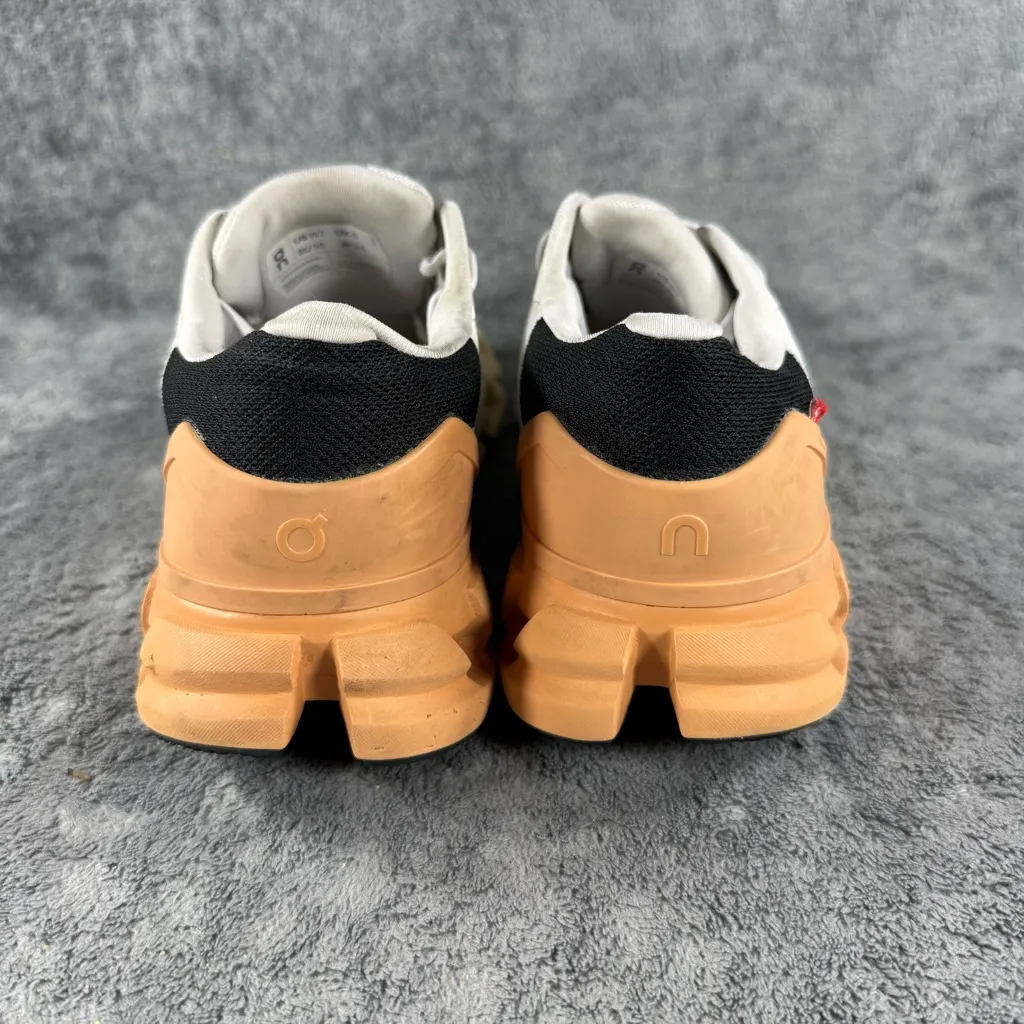 Women’s 7 On Running Cloudflyer 4.0 White Copper Black Athletic Workout Shoes - Image 4