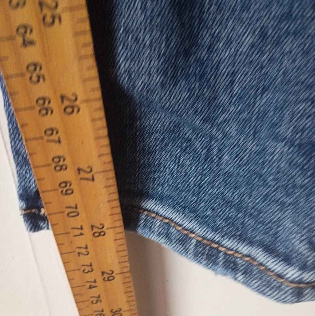 Arizona Jean Co Mid Rise Skinny Jeans Size 5 Button Fly Distressed Denim - Image 7