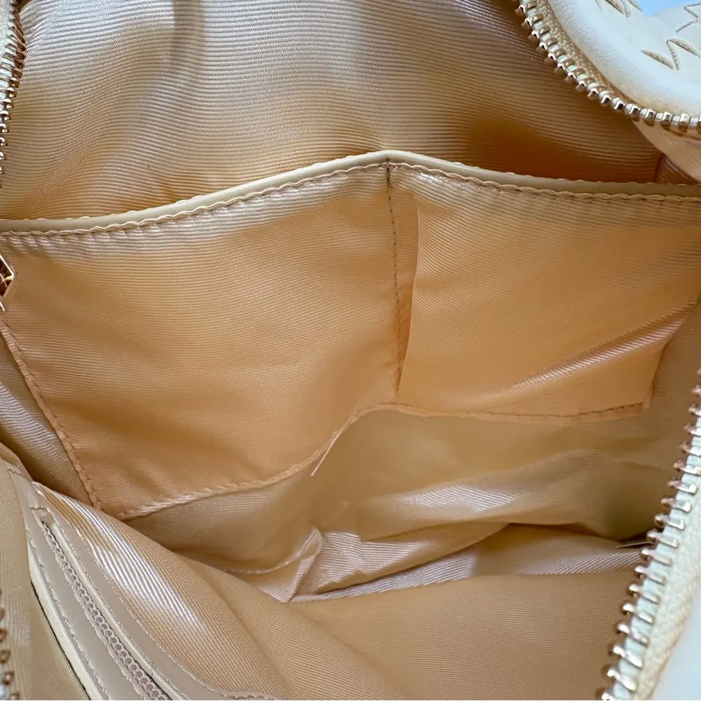 NWT Anthropologie Melie Bianco Brigitte Large Woven Shoulder Bag | OS | Lemonade - Image 10