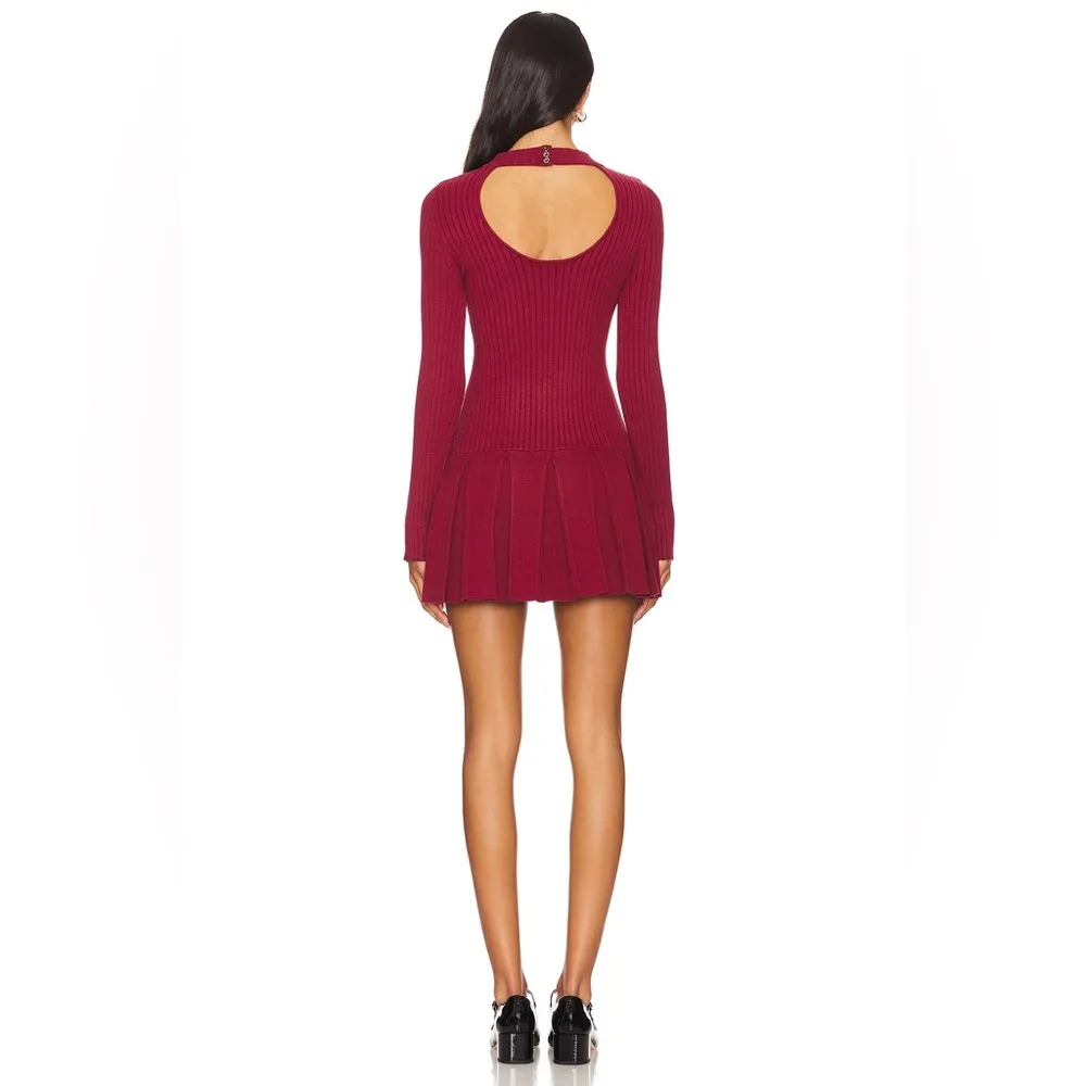 Free People Emmy Mini Dress in Aged Red Medium - Image 3