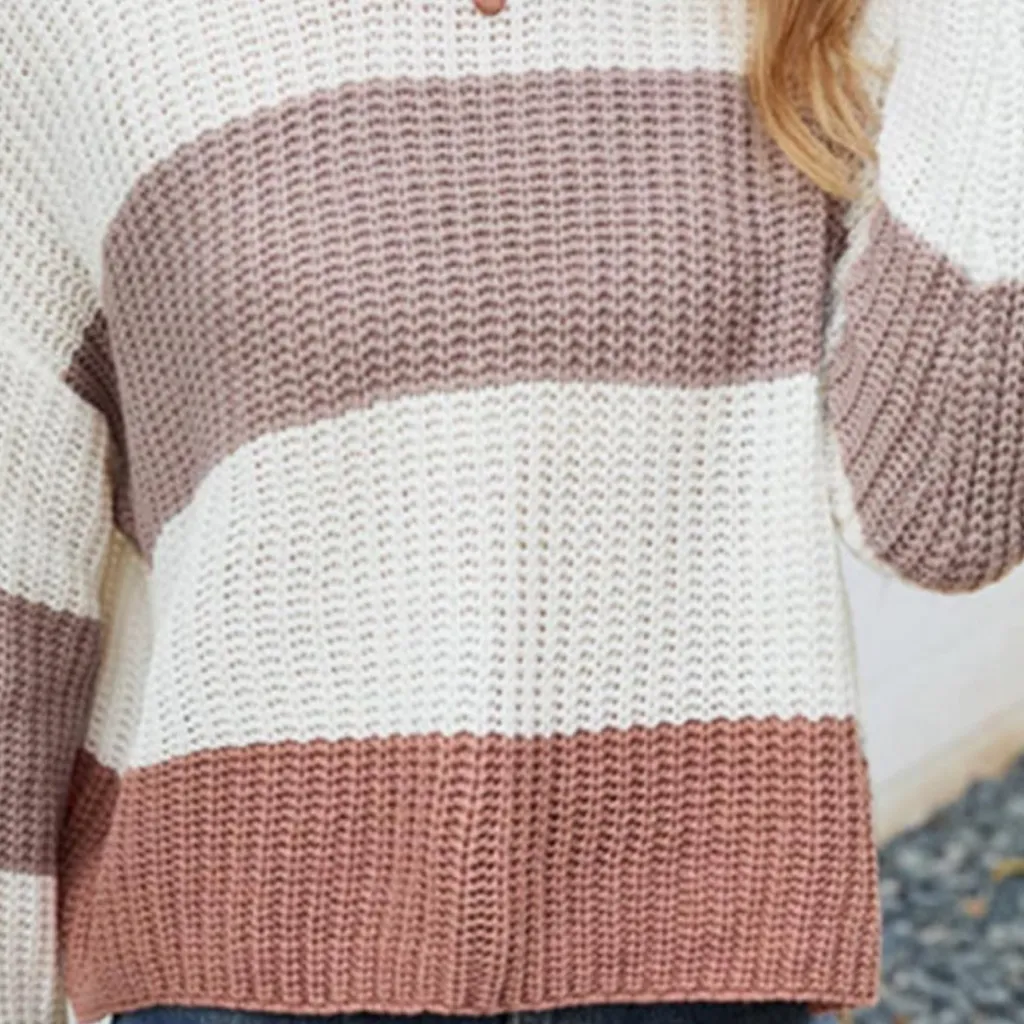 moon & madison White Crew Neck Sweater Size M - Image 4