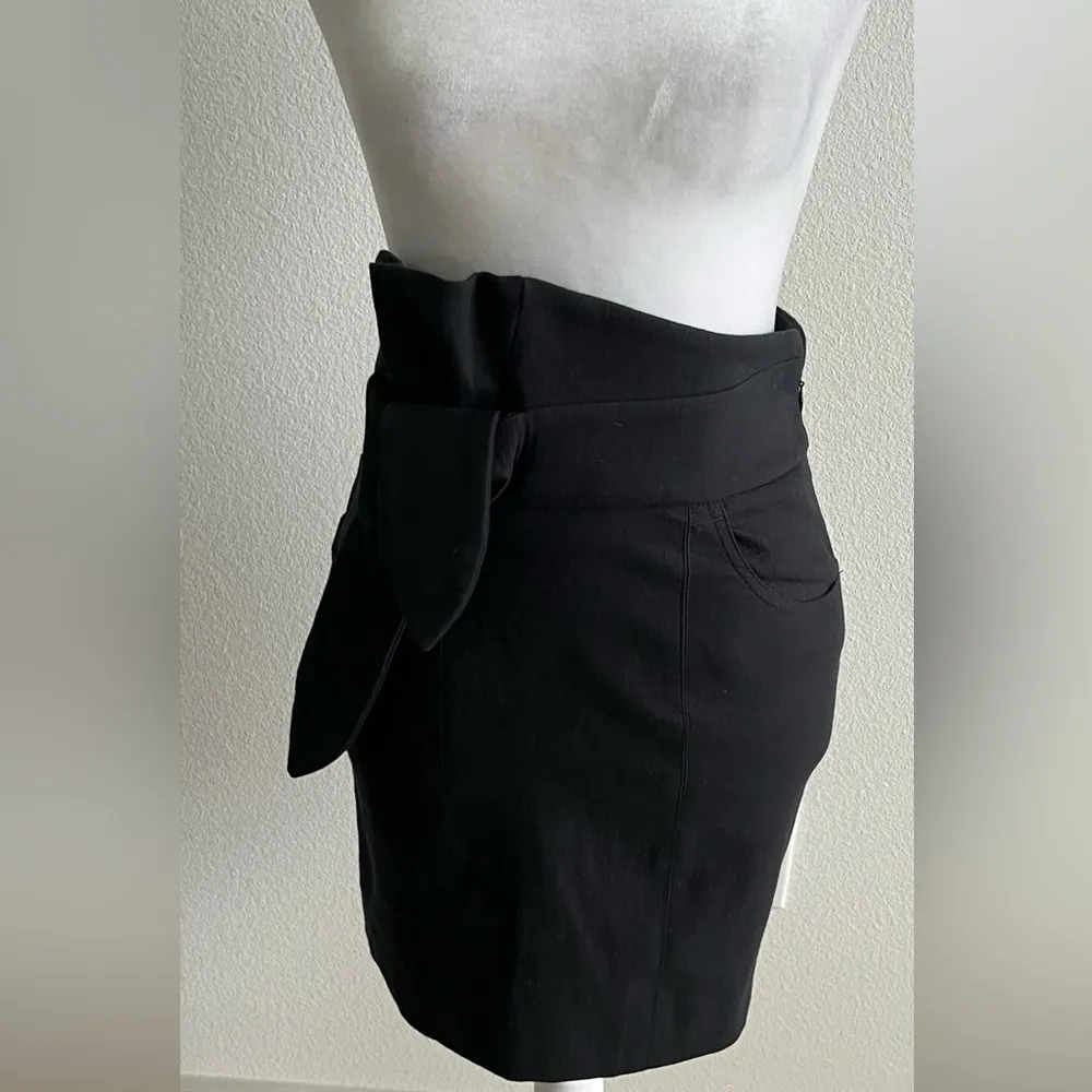 IRO Black Midi Pencil Skirt - Image 5