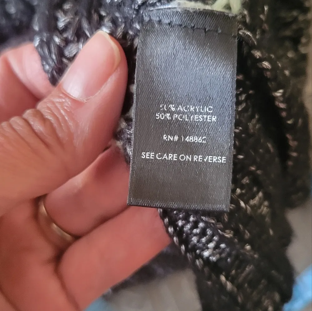 Torrid Multi Stripe Chunky Yarn Hoodie Torrid Size 2 - Image 9