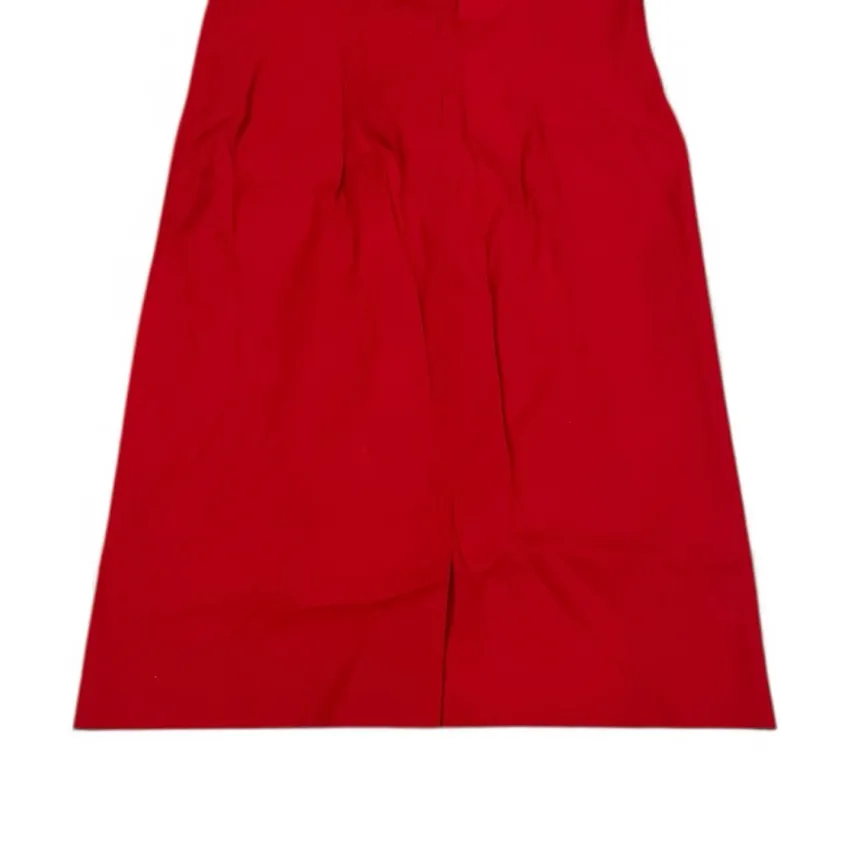 MOSCHINO CHEAP AND CHIC Red Cotton Sleeveless Dress Size 6 - Image 6