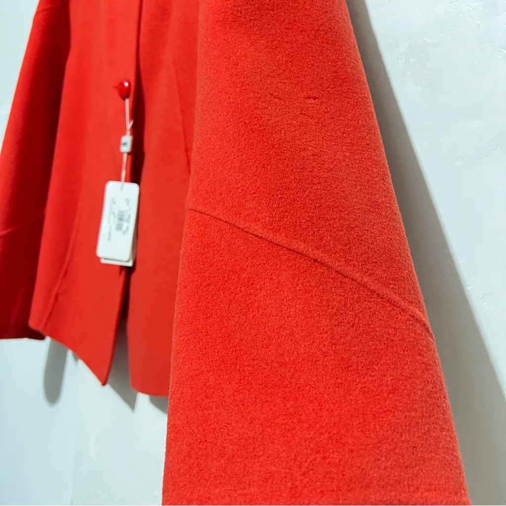 Armani Collezioni Wool cashmere red caban c - Image 10