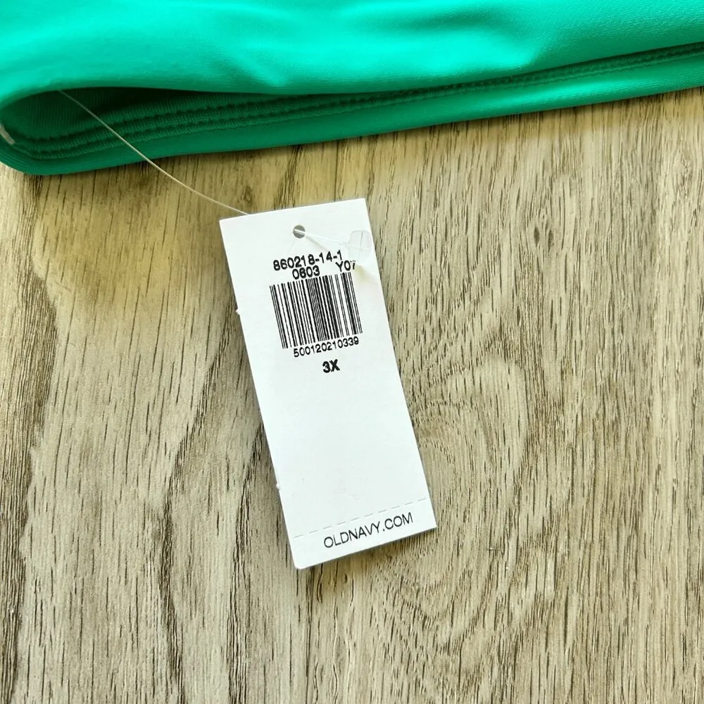 Old Navy High-Waisted Bikini Swim Bottoms in Green Mangrove Size 3X NWT - Image 4