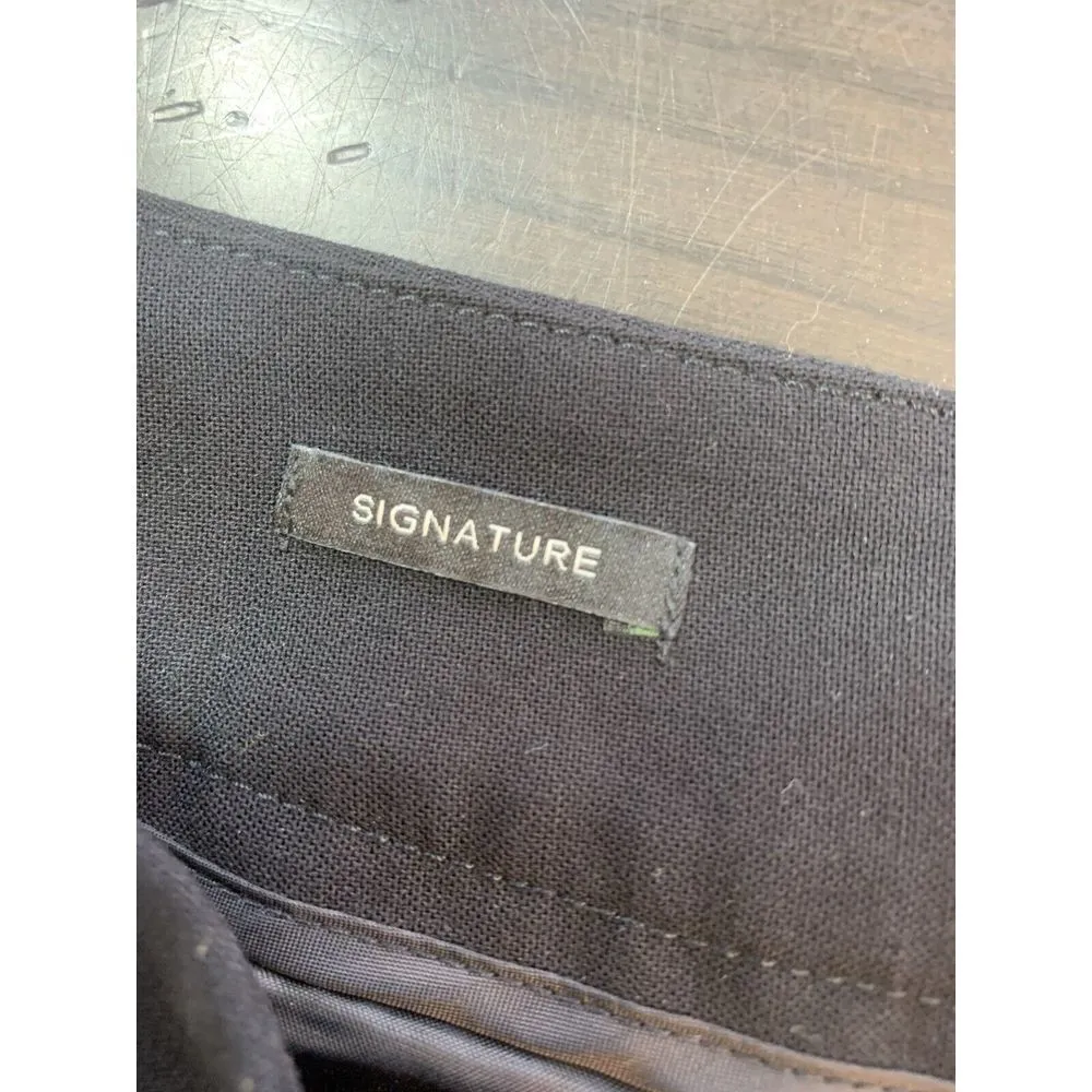 Talbots Signature Black Pants Women 8 Trouser Lined Office Church Academia BH684 - Image 5