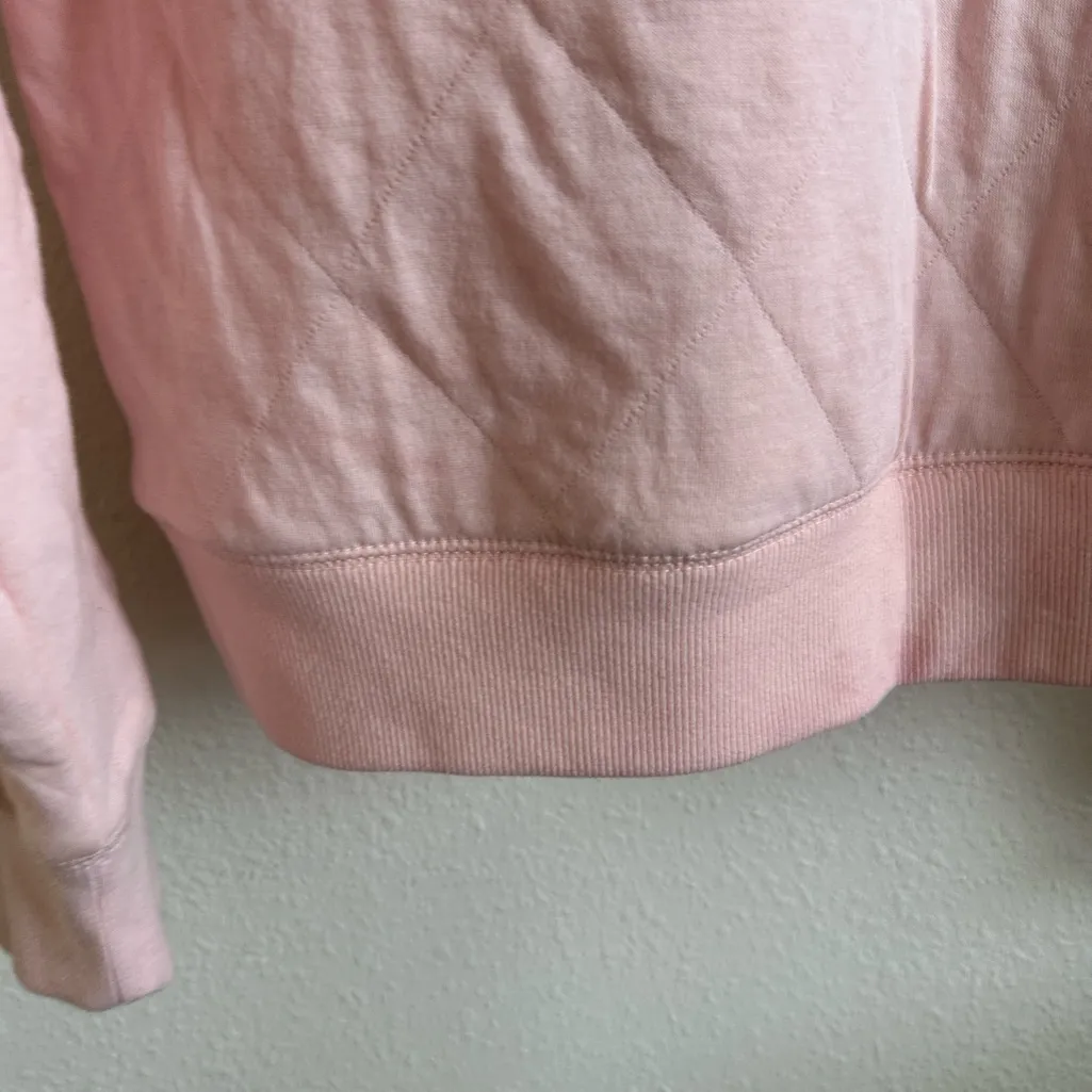 Old Navy  PEACH Quilted Sweatshirt. - Image 8
