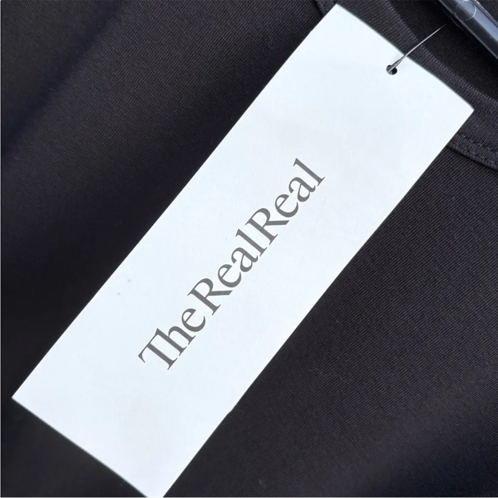 EUC Veronica Beard Bernice Stretch Jersey
Front Tie Dress Black Size Medium - Image 3