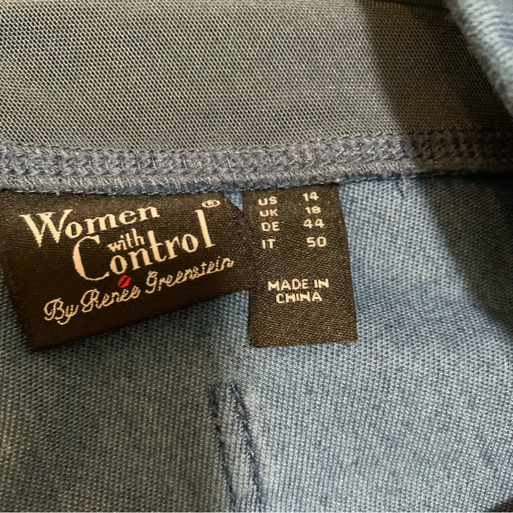 Women with Control by Renee Greenstein woman bootcut flare jean like size 14 Blue - Image 6