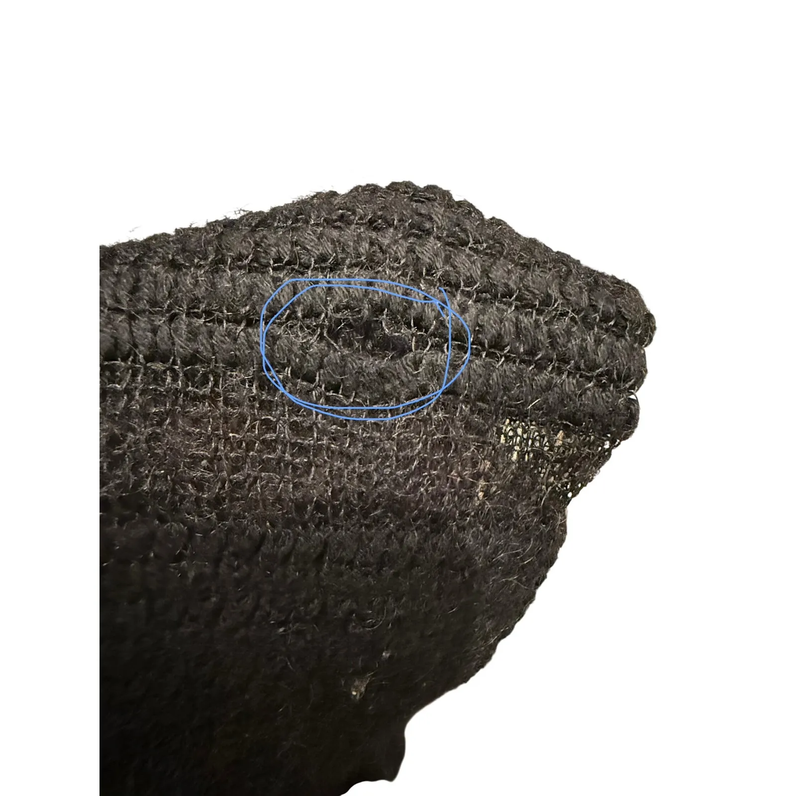 Brochu Walker Size P Open Weave Sweater Black Cashmere Wool Mohair Quiet Luxury - Image 11