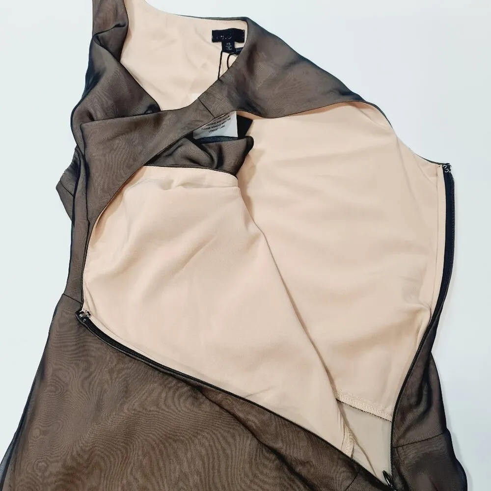 NBD Calla Gown in Black & Nude XS - Image 10