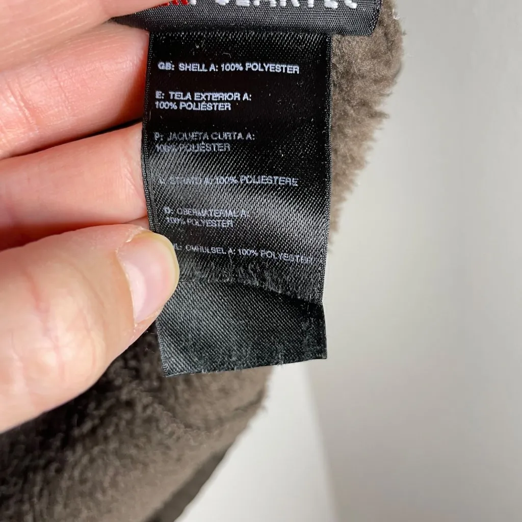 The North Face Denali Fleece Size Small Brown Polartec Full Zip Sz S - Image 8