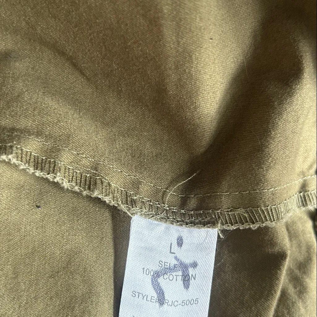 Sophie Rue Women’s Army Green Utility Jacket Size Large - Image 8