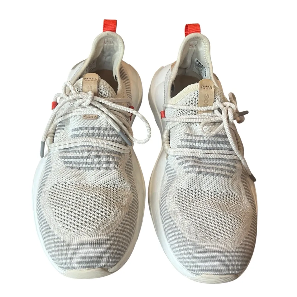 Sorel Explorer Defy Low Sneaker Chalk Sea Salt Beige Athletic Shoes Womens 9.5 - Image 2