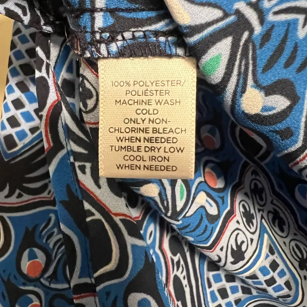 LOFT Long Sleeve Boatneck Button Cuff Blouse - Size Medium Petite - Image 7