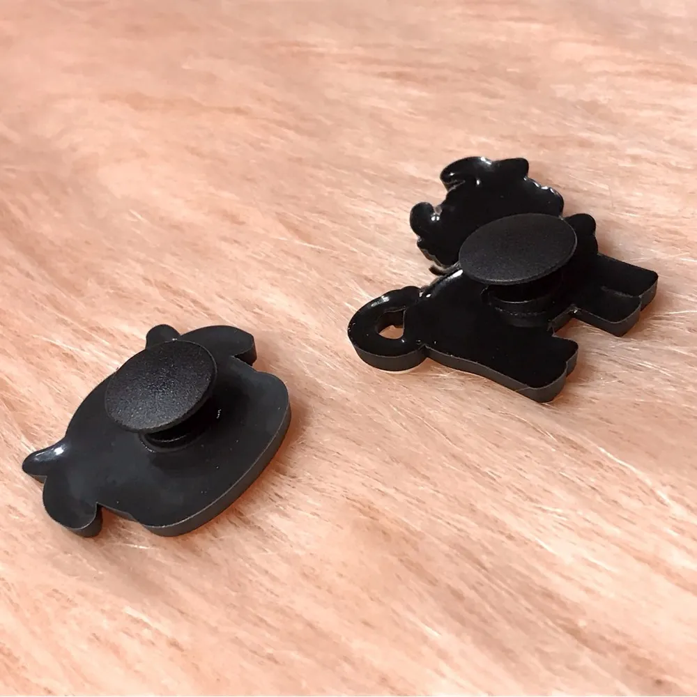 Set of Two Bohemian Cow Shoe Charms - Image 4