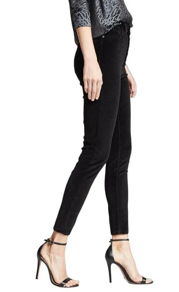 DL1961 Chrissy Ankle-Ultra High Rise Velvet Skinny Lost Womens Size 26 - Image 3