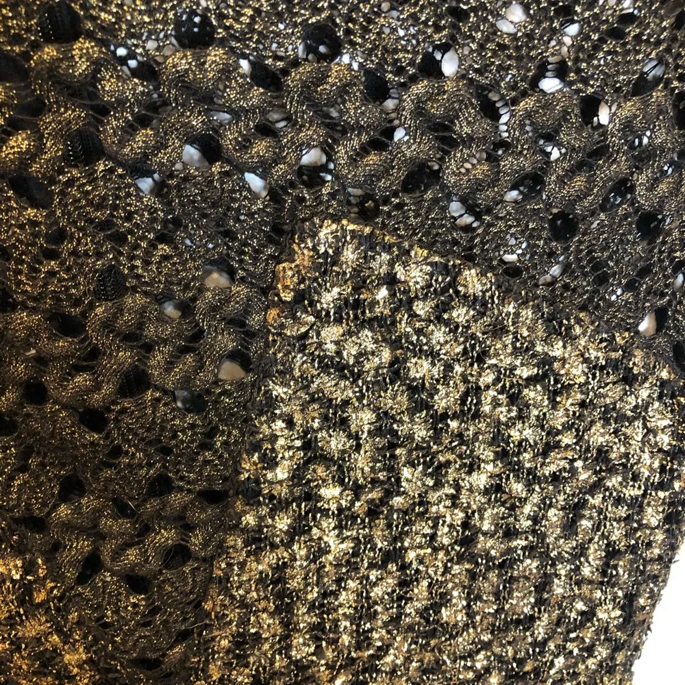 L’Agence for Barney’s NY black and gold dress sz 0 - Image 3