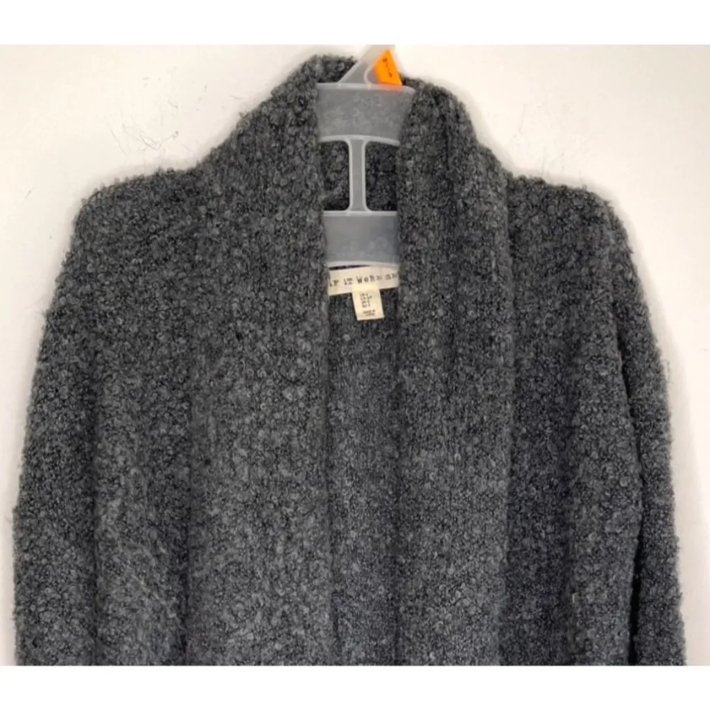 Wool Blend Long Oversized Cardigan Sweater Shawl Collar If It Were Me TJMaxx - Image 3