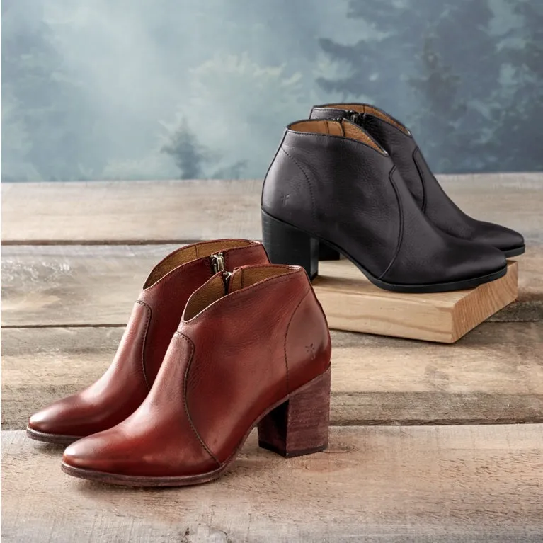Frye  Nora Short Zip Booties - Image 2