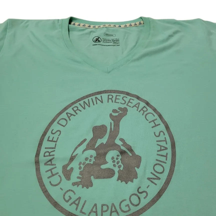 Charles Darwin Research Shirt Size XXL Charles Darwin Research Station Galapagos Blue - Image 2