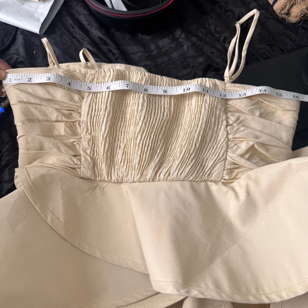 ZARA VOLUMINOUS FLOWER TOP LIMITED EDITION - Image 8