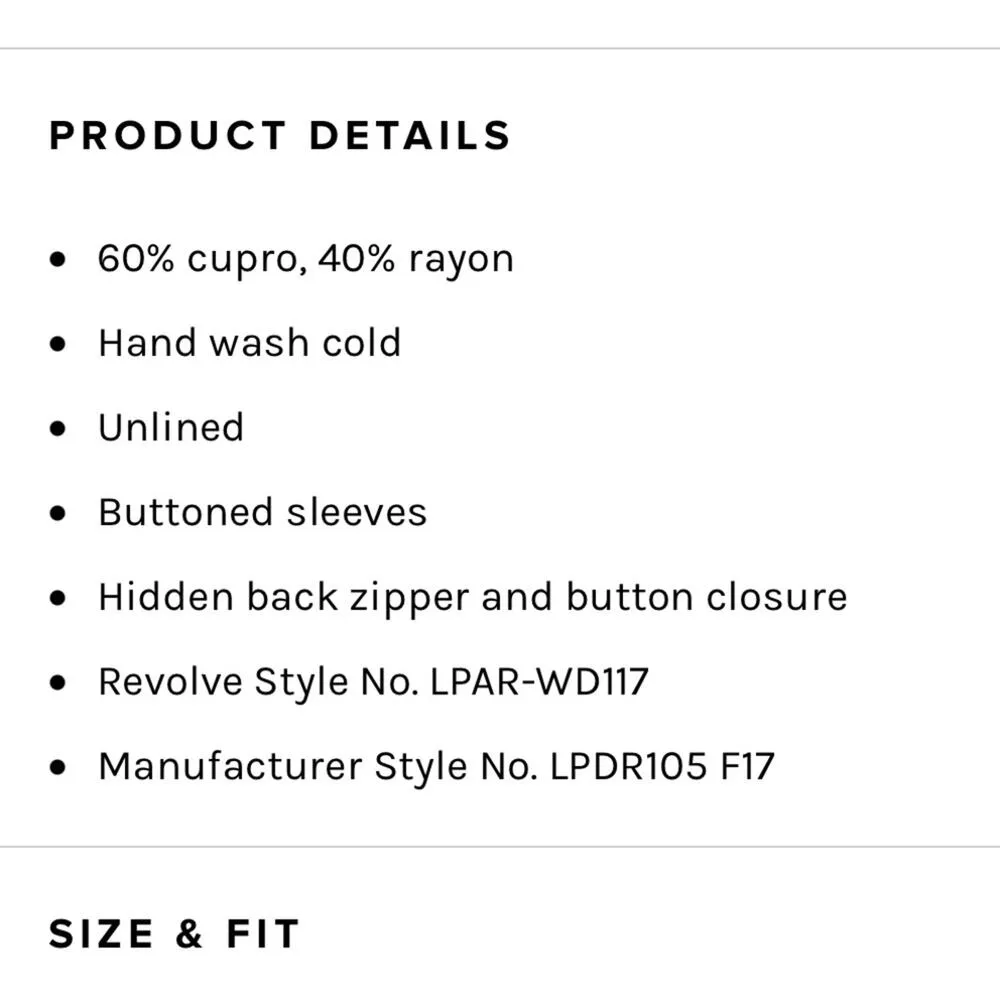 Revolve LPA x  copper mini dress - Image 3