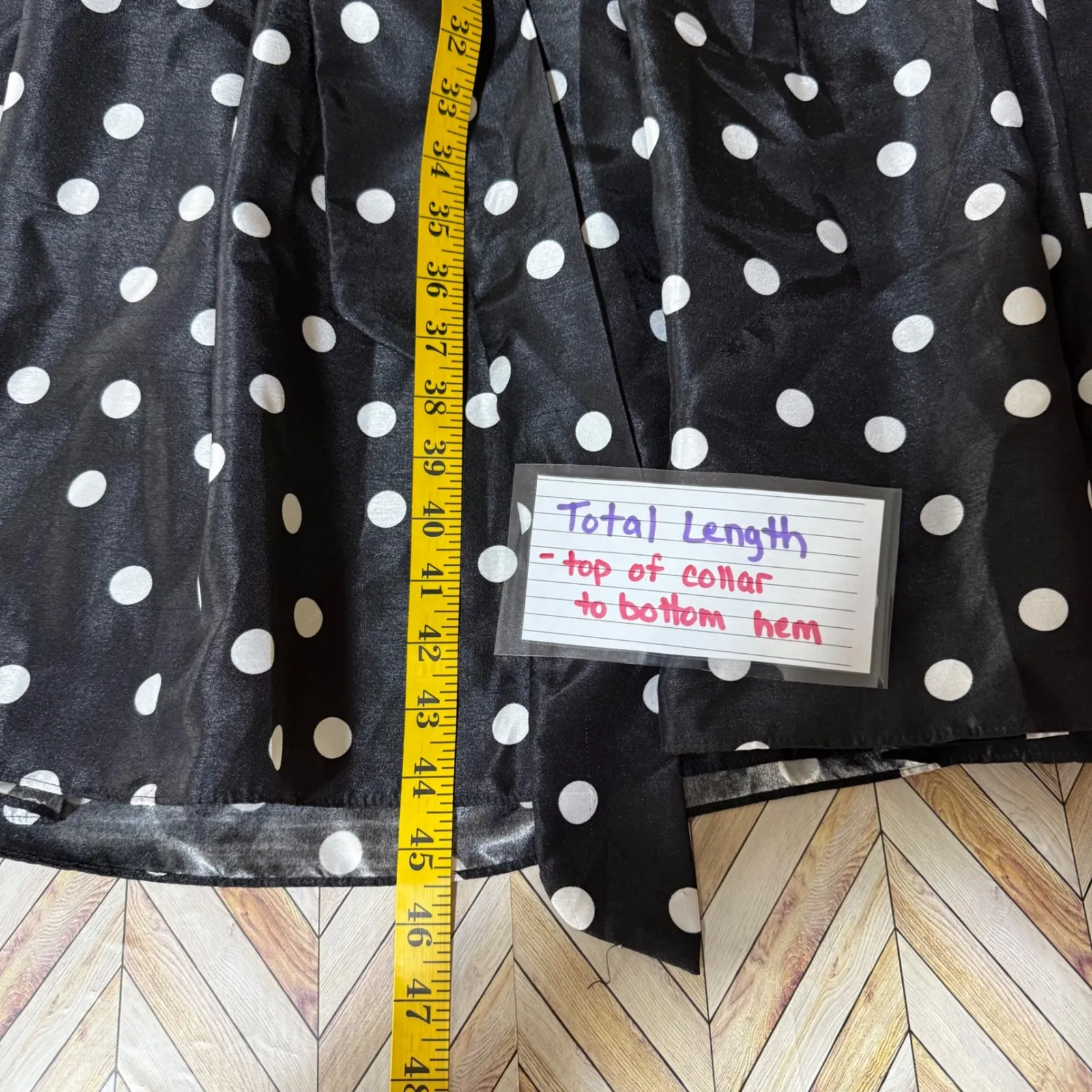 Jessica Howard Black White Polka Dot Dress‎ Sleeveless Tie Waist Women 12 Retro - Image 12