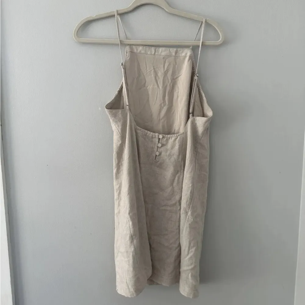 Abercrombie & Fitch Linen Blend Mini Dress - Image 4