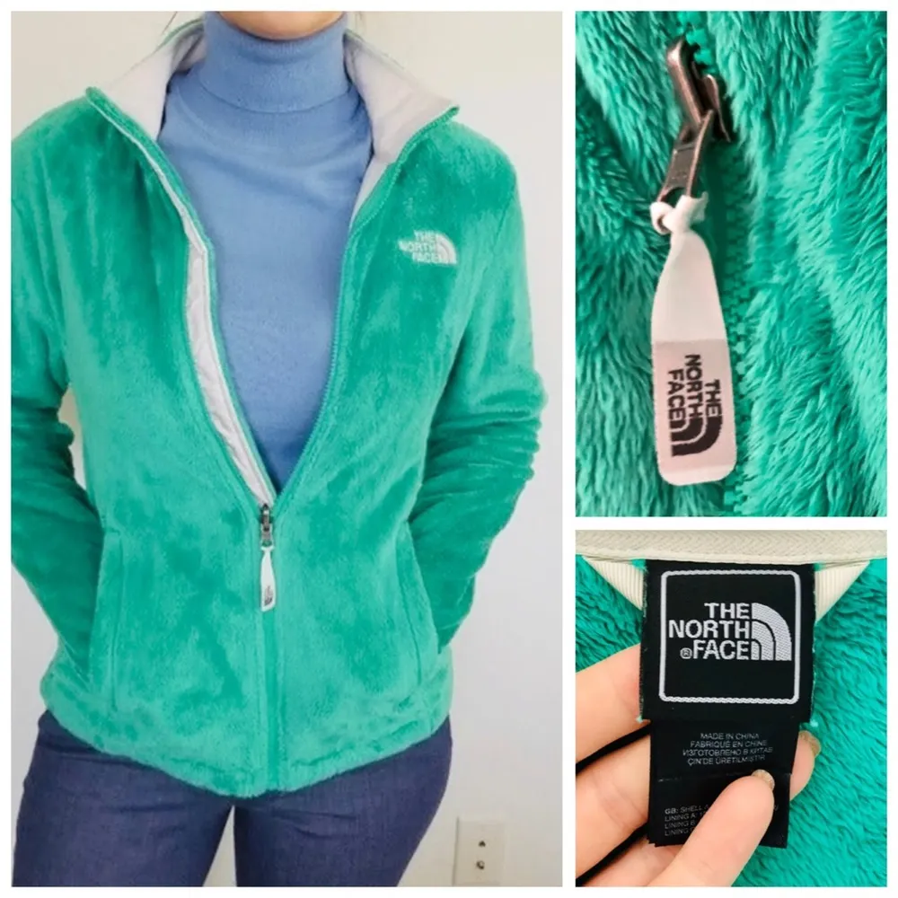 The North Face Osito Fleece Jacket: Lizzie Green, sz. S - Image 8