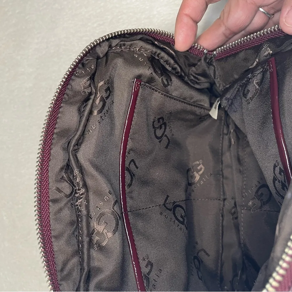 Authentic  Charlee Burgandy Pouch - Image 5