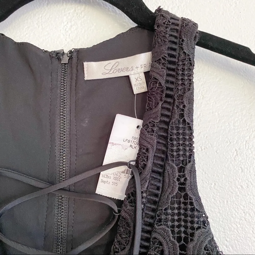 Lovers + Friends Escape Crochet Knit Dress NWT Size XS - Image 9