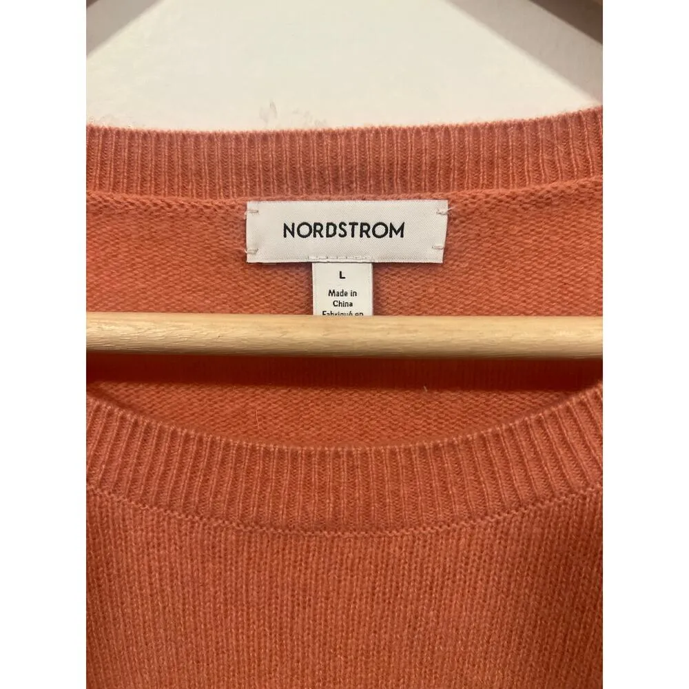 Auntie Lux Cashmere Nordstrom Sweater Peach L 
Gift Holiday - Image 8