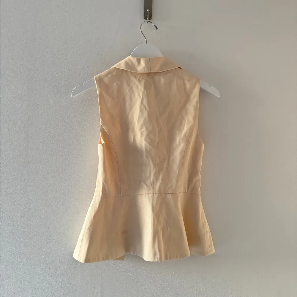 REFORMATION Oakley Vest in Sugar 2 - Image 6