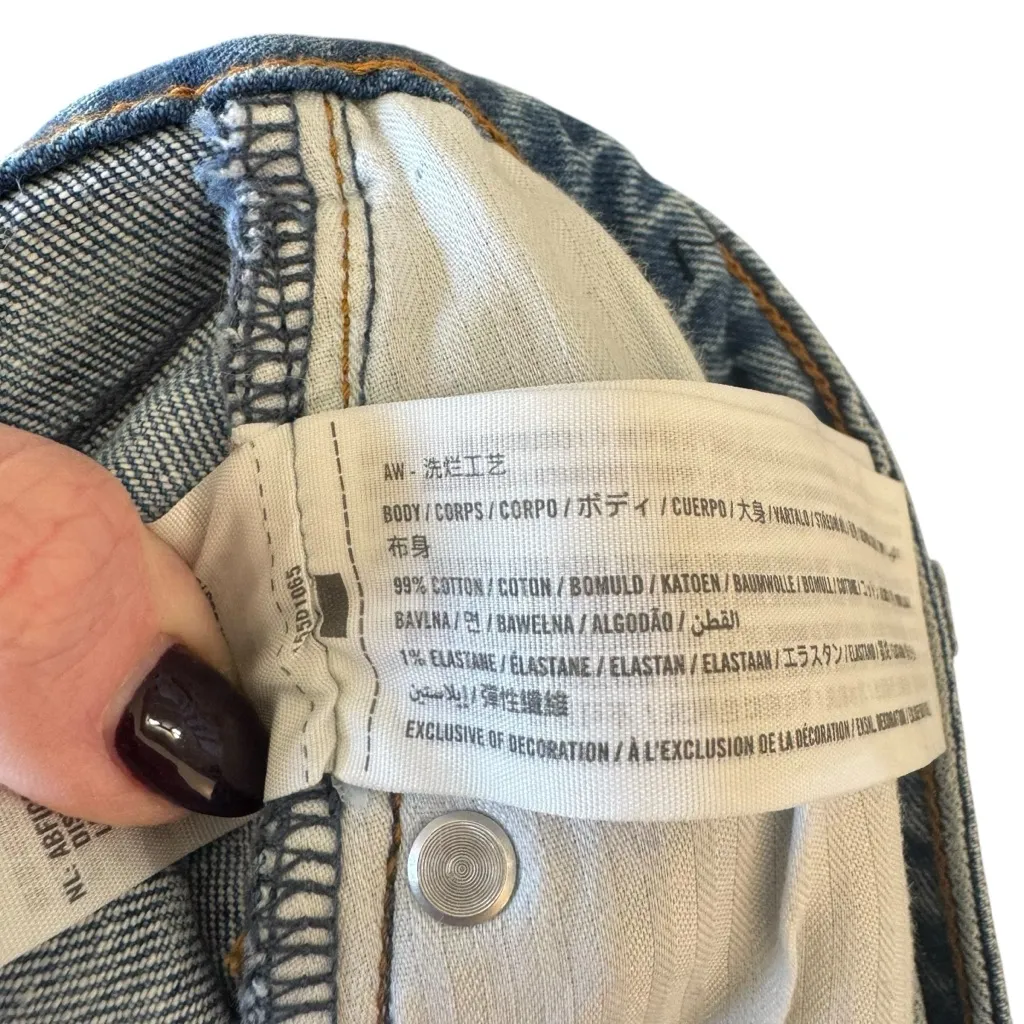 Abercrombie - Curve Love Vintage Flare High Rise Split Hem Jeans Sz 27/4S - Image 7