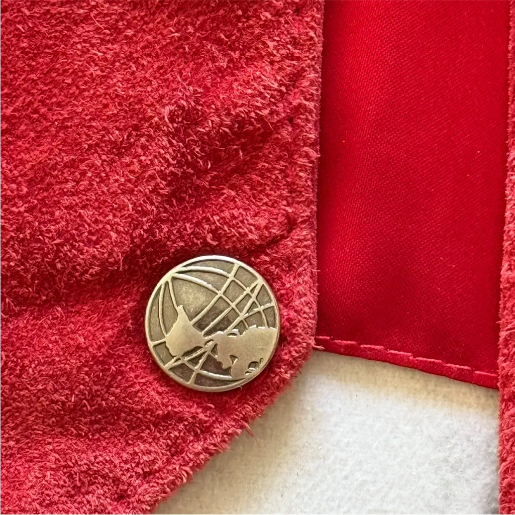 Scullly Red Genuine Leather Fringe Vest Coachella, Cowgirl, Rodeo Women’s 10 - Image 11