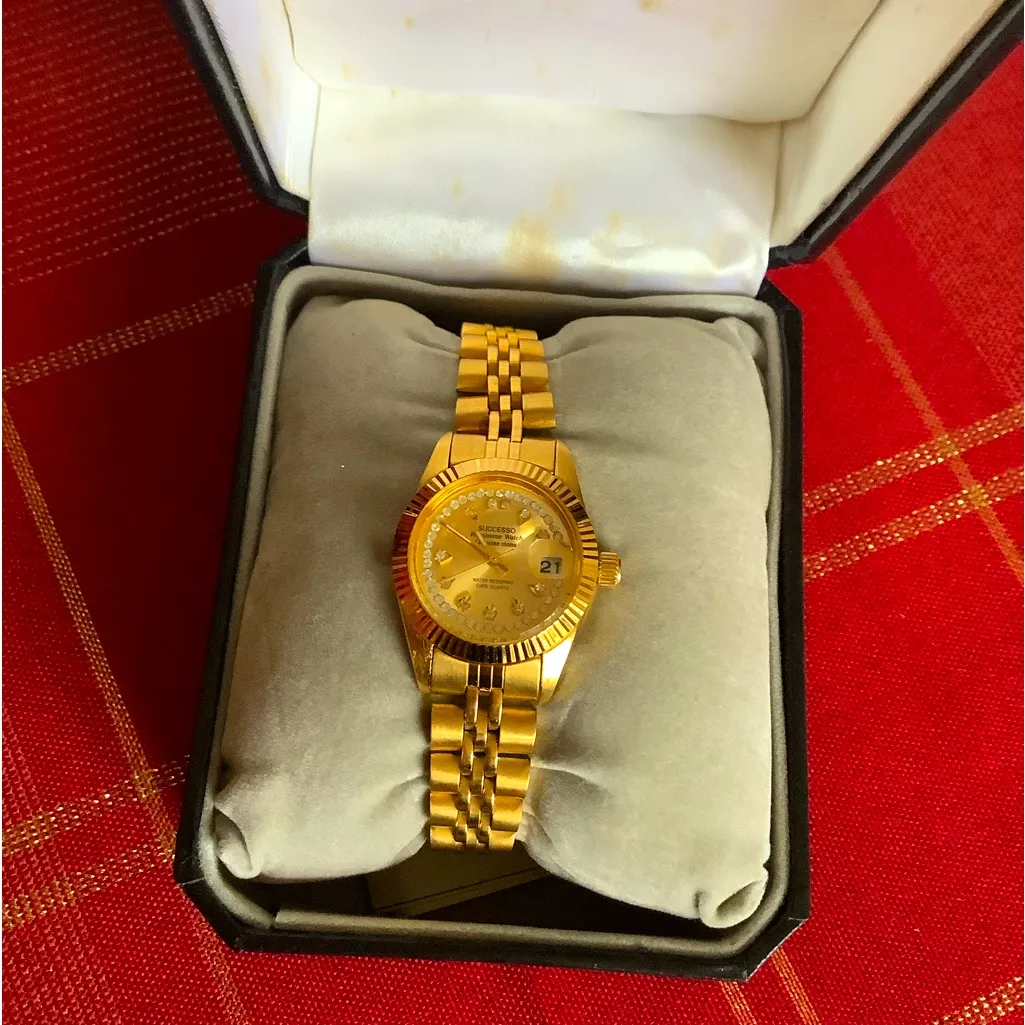 Dressy vintage SUCCESSo ladies watch 🌟🌟🌟🌟 Gold - Image 5