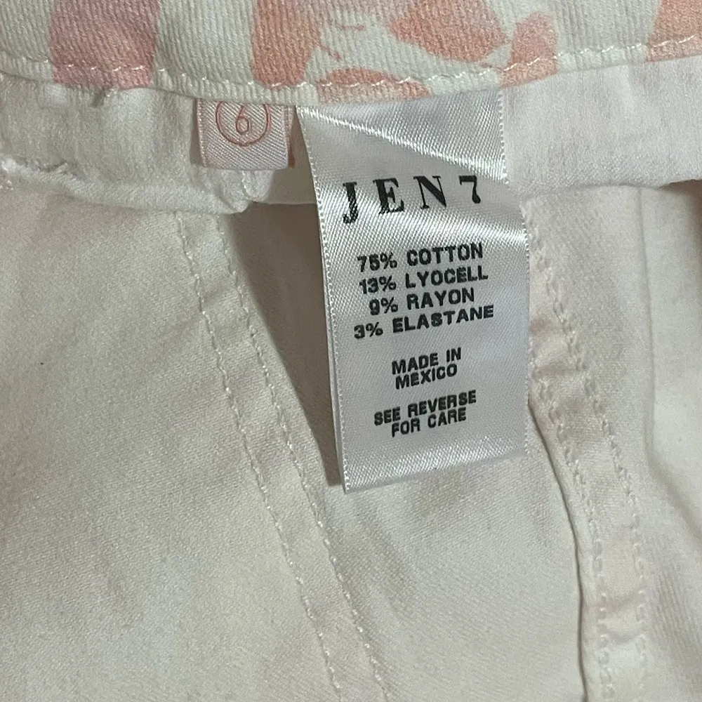 NWT! Women’s Jen7~ 7 for all mankind printed crop skinny jeans- shadow floral- 6 - Image 7