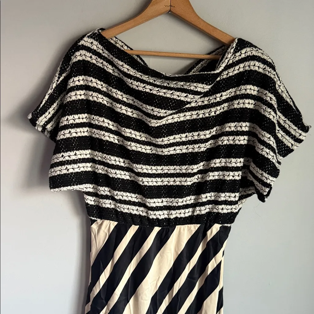 Never Fully Dressed Mono Crochet Tilly Dress in Black 8 - Image 6