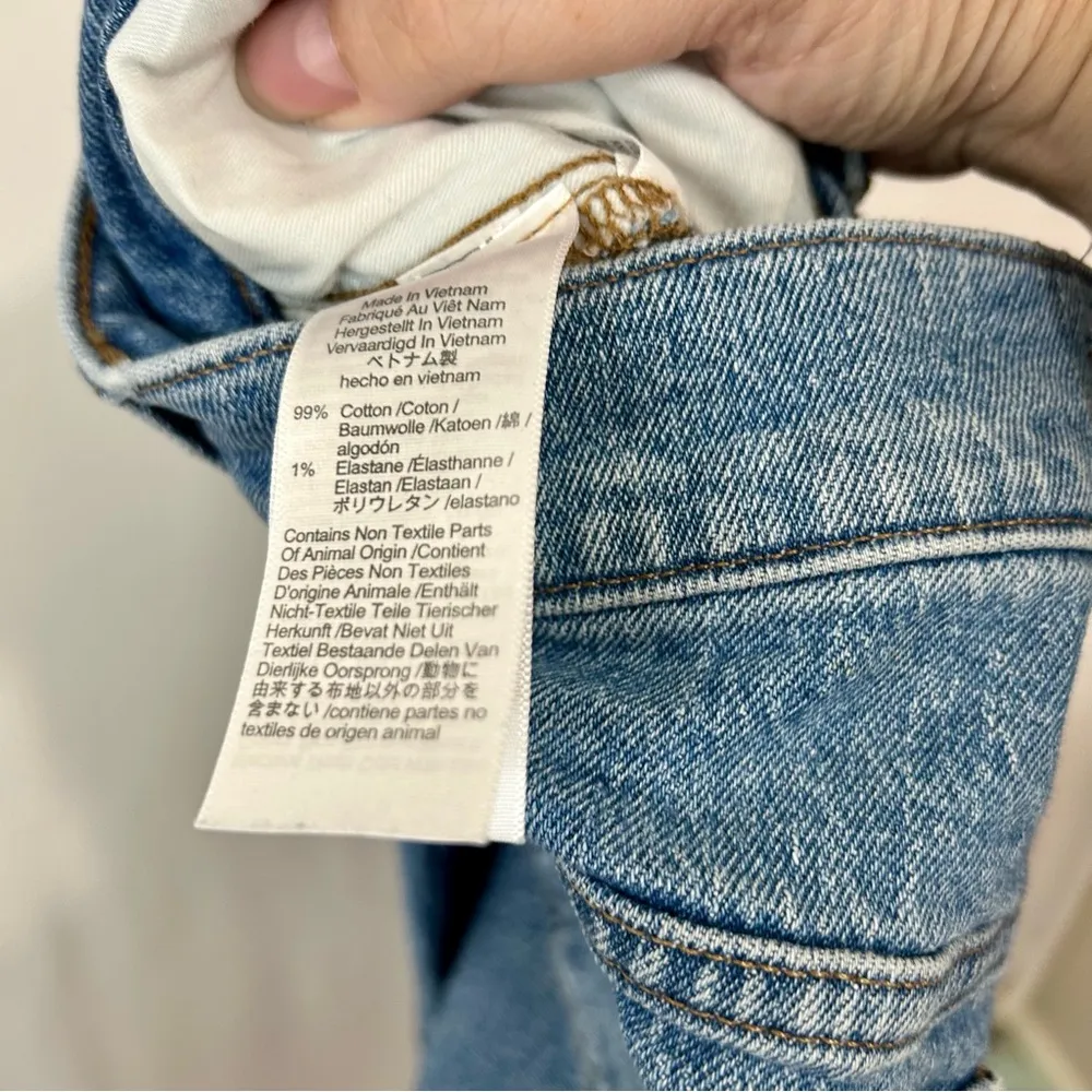 Madewell Women’s The Perfect Vintage Jean Light Blue Wash Size 26 Tall EUC - Image 6