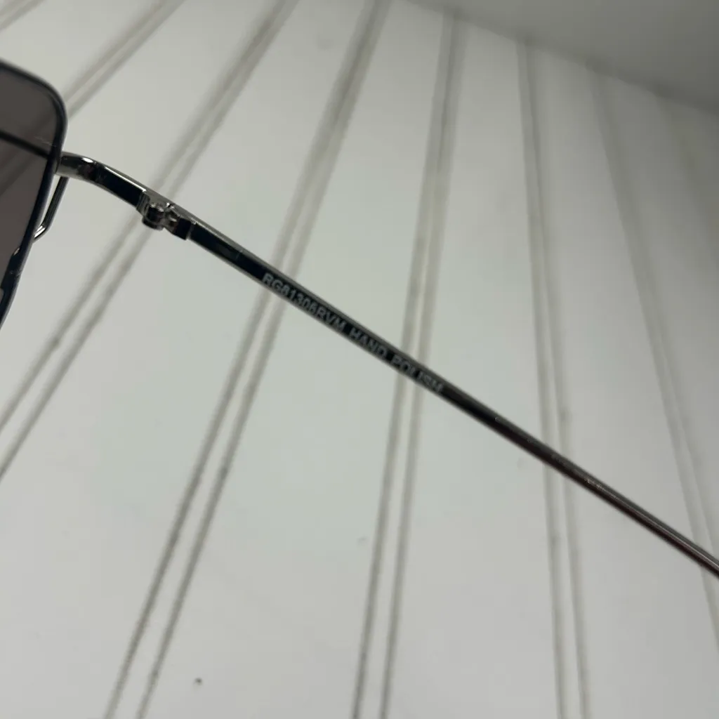 Unisex Silver Mirrored Sunglasses – Thin Metal Frame Aviator Style Shades - Image 5