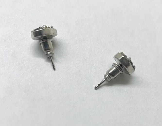 Earring Platinum Drusy - Image 4