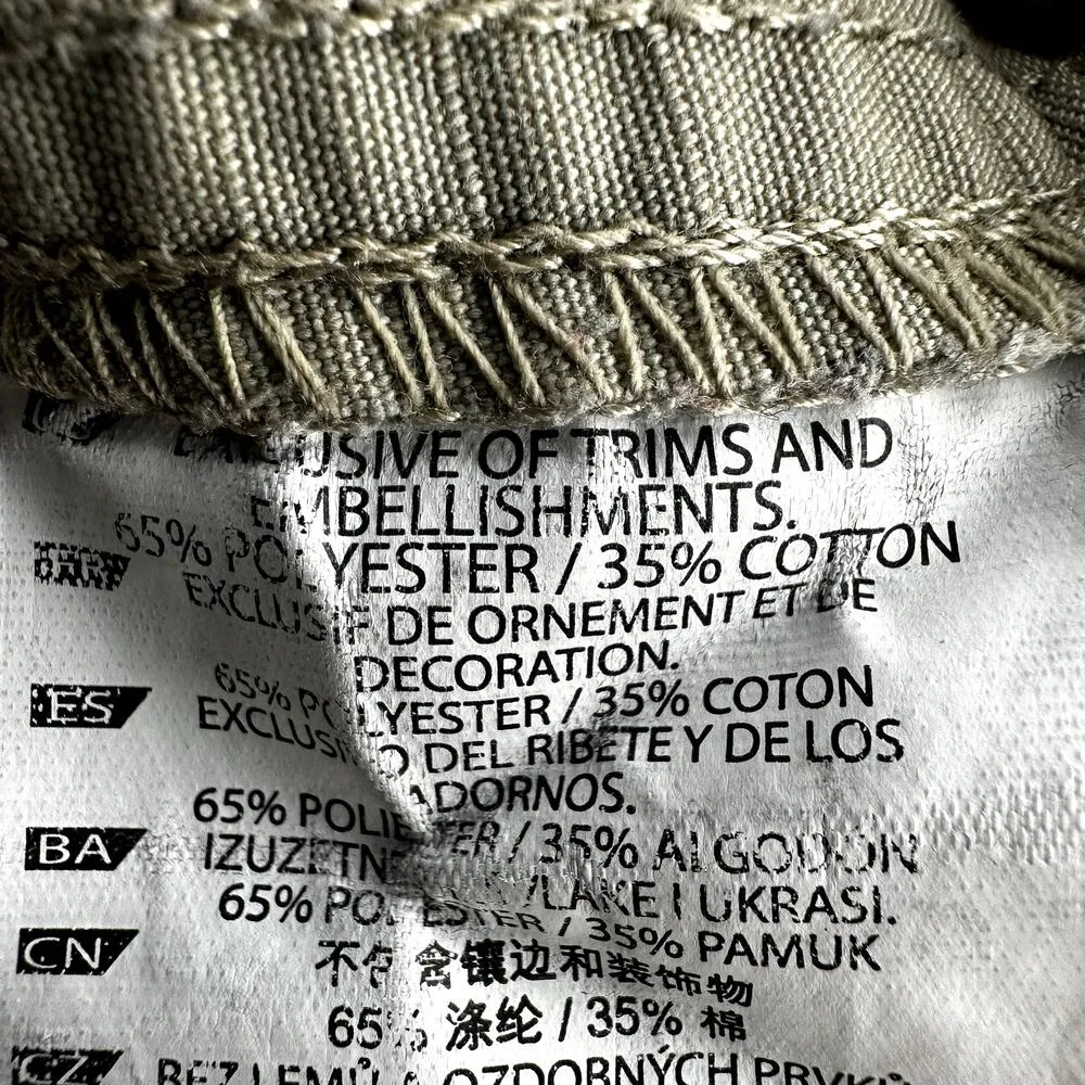 5.11 Tactical Pro Pants 8 Pockets Regular Mid Lightweight Workwear Khaki 6x26 - Image 4